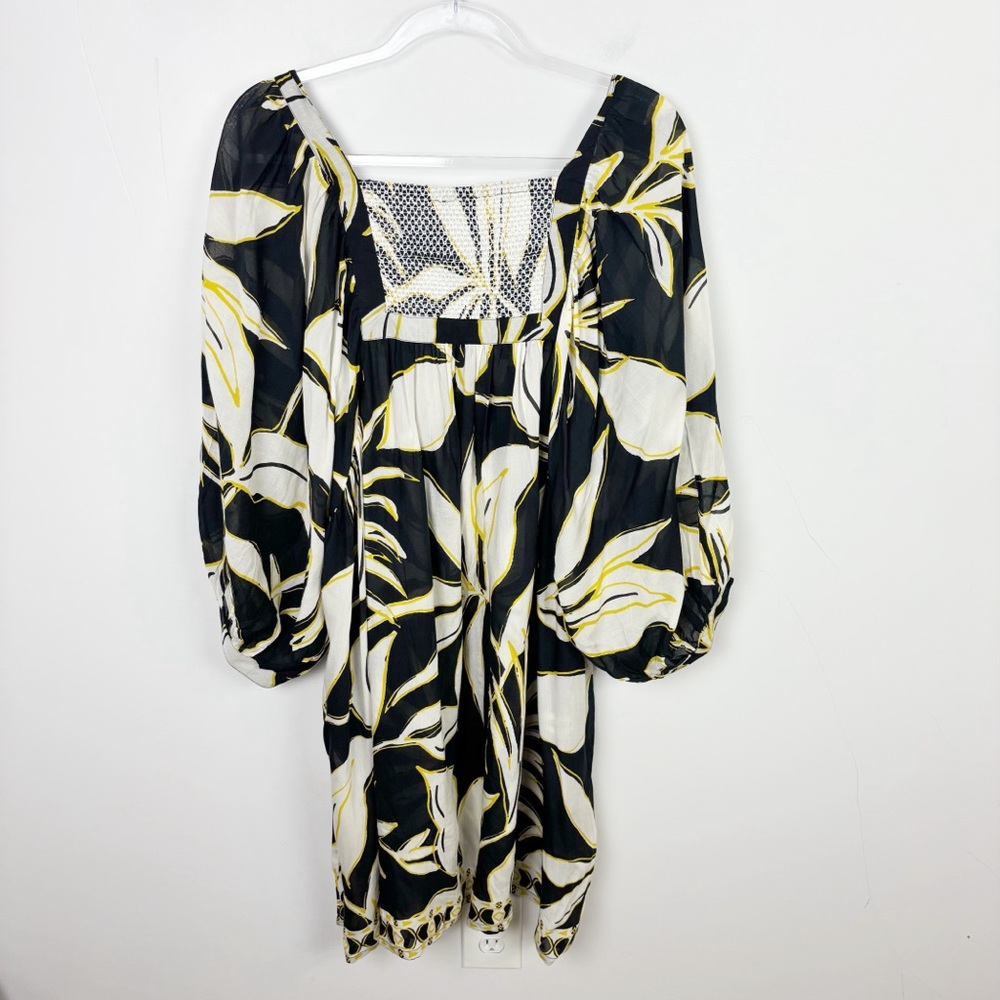 Tuckernuck Beach Mod Iris Balloon Sleeve Coverup Caftan Dress Size 3X - Picture 10 of 11